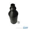 Envase Plastico 1 Litro Negro Tipo Botella Con Tapa Presion MIA10164P