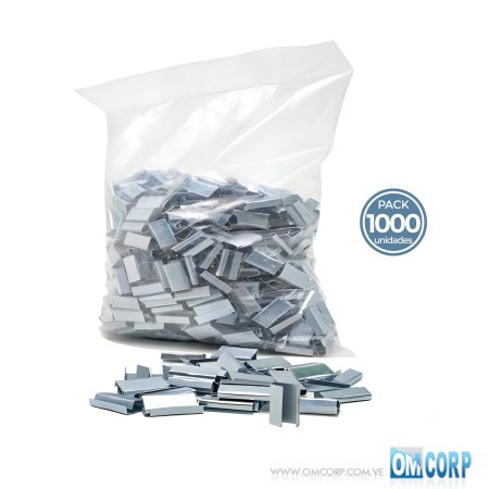 Grapas Flejes Plasticos Semi Abiertas 1/2 X 1000pack Premium