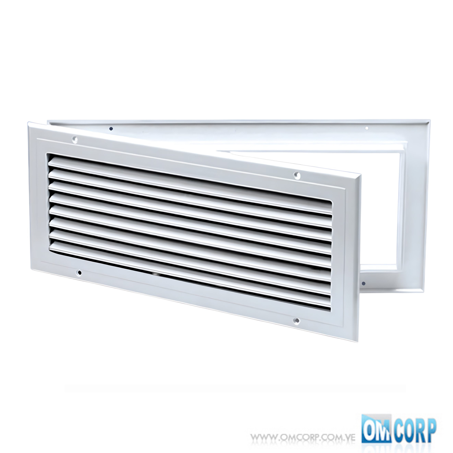 Rejilla de ventilación de aire, rejilla central de PVC para aire  acondicionado, cubierta de acceso para conductos de aire, rejilla de  ventilación de